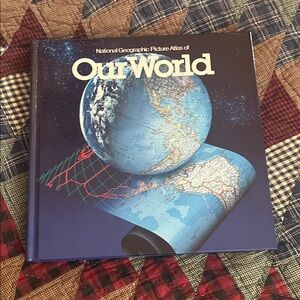 National Geographic Our World Atlas book. Excellent condition